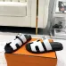 Hermes Chypre Double‑Strap Slide Sandals #B68488