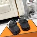 Hermes Chypre Double‑Strap Slide Sandals #B68488