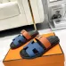 Hermes Chypre Double‑Strap Slide Sandals #B68489