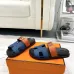 Hermes Chypre Double‑Strap Slide Sandals #B68489