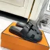 Hermes Chypre Double‑Strap Slide Sandals #B68490