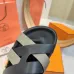 Hermes Chypre Double‑Strap Slide Sandals #B68491