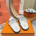 Hermes Chypre Double‑Strap Slide Sandals #B68493