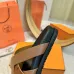 Hermes Chypre Double‑Strap Slide Sandals #B68495
