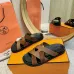 Hermes Chypre Double‑Strap Slide Sandals #B68495