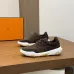 Hermès Men’s Casual Sneakers, Cowhide Insole, Lightweight EVA Outsole #B67560