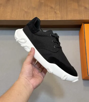 Hermès Men’s Casual Sneakers, Cowhide Insole, Lightweight EVA Outsole #B67562