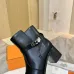 Hermès Leather Kelly Buckle Block‑Heel Ankle Boots 6cm Heel #B68412