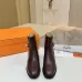 Hermès Leather Kelly Buckle Block‑Heel Ankle Boots 6cm Heel #B68413