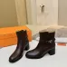 Hermès Leather Kelly Buckle Block‑Heel Ankle Boots 6cm Heel #B68413