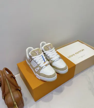 Louis Vuitton Monogram Canvas Couples Low Top Sneakers #A54335 Louis Vuitton Monogram Canvas Couples Low Top Sneakers #A54335