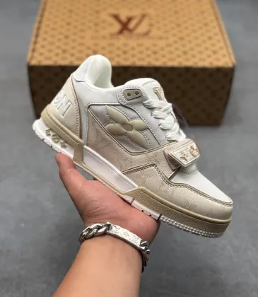 Louis Vuitton Remarque Low Top Lace-Up Leather Casual Sneakers #B68544 Louis Vuitton Remarque Low Top Lace-Up Leather Casual Sneakers #B68544