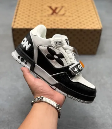 Louis Vuitton Remarque Low Top Lace-Up Leather Casual Sneakers #B68545 Louis Vuitton Remarque Low Top Lace-Up Leather Casual Sneakers #B68545