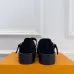 LV Metal Buckle Monogram Velvet Platform Mary Jane Shoes 4.5cm Heel #B68325