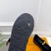 LV Metal Buckle Monogram Velvet Platform Mary Jane Shoes 4.5cm Heel #B68325