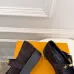 LV Metal Buckle Monogram Velvet Platform Mary Jane Shoes 4.5cm Heel #B68326