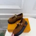 LV Metal Buckle Monogram Velvet Platform Mary Jane Shoes 4.5cm Heel #B68327