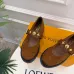 LV Metal Buckle Monogram Velvet Platform Mary Jane Shoes 4.5cm Heel #B68327