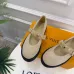 LV Metal Buckle Monogram Velvet Platform Mary Jane Shoes 4.5cm Heel #B68328