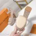 LV Chunky Heel Platform Ankle‑Strap Sandals 13cm Heel #B68424
