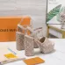 LV Chunky Heel Platform Ankle‑Strap Sandals 13cm Heel #B68424