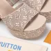 LV Chunky Heel Platform Ankle‑Strap Sandals 13cm Heel #B68424