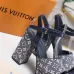 LV Chunky Heel Platform Ankle‑Strap Sandals 13cm Heel #B68425