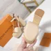 LV Chunky Heel Platform Ankle‑Strap Sandals 13cm Heel #B68426
