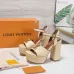 LV Chunky Heel Platform Ankle‑Strap Sandals 13cm Heel #B68426