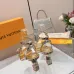 LV Crystal Heel Bow Slingback High‑Heel Sandals 7.5cm Heel #B68508