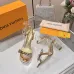 LV Crystal Heel Bow Slingback High‑Heel Sandals 7.5cm Heel #B68508
