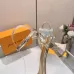 LV Crystal Heel Bow Slingback High‑Heel Sandals 7.5cm Heel #B68508