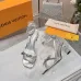LV Crystal Heel Bow Slingback High‑Heel Sandals 7.5cm Heel #B68510