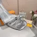 LV Crystal Heel Bow Slingback High‑Heel Sandals 7.5cm Heel #B68510