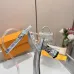 LV Crystal Heel Bow Slingback High‑Heel Sandals 7.5cm Heel #B68510