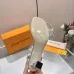 LV Crystal Heel Bow Slingback High‑Heel Sandals 7.5cm Heel #B68510