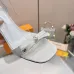 LV Crystal Heel Bow Slingback High‑Heel Sandals 7.5cm Heel #B68512