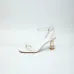 LV Crystal Heel Bow Slingback High‑Heel Sandals 7.5cm Heel #B68512