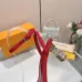 LV Crystal Heel Bow Slingback High‑Heel Sandals 7.5cm Heel #B68514