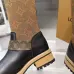 LV Monogram Knit Spliced Knee‑High Stretch Rider Boots #B68408