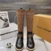 LV Monogram Knit Spliced Knee‑High Stretch Rider Boots #B68408