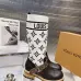 LV Monogram Knit Spliced Knee‑High Stretch Rider Boots #B68409