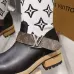 LV Monogram Knit Spliced Knee‑High Stretch Rider Boots #B68409