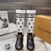 LV Monogram Knit Spliced Knee‑High Stretch Rider Boots #B68409
