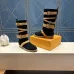 LV Suede Multi‑Buckle Mid‑Calf Rider Boots Flat Sole #B68448
