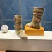 LV Suede Multi‑Buckle Mid‑Calf Rider Boots Flat Sole #B68449