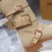 LV Vintage Multi‑Strap Suede Knee‑High Rider Boots Block Heel #B68402