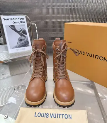 LV × Timberland 8‑Inch Co‑Branded Leather Work Boots #B68438