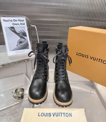 LV × Timberland 8‑Inch Co‑Branded Leather Work Boots #B68439