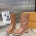 LV × Timberland 8‑Inch Co‑Branded Work Boots Rubber Lug Sole #B68436